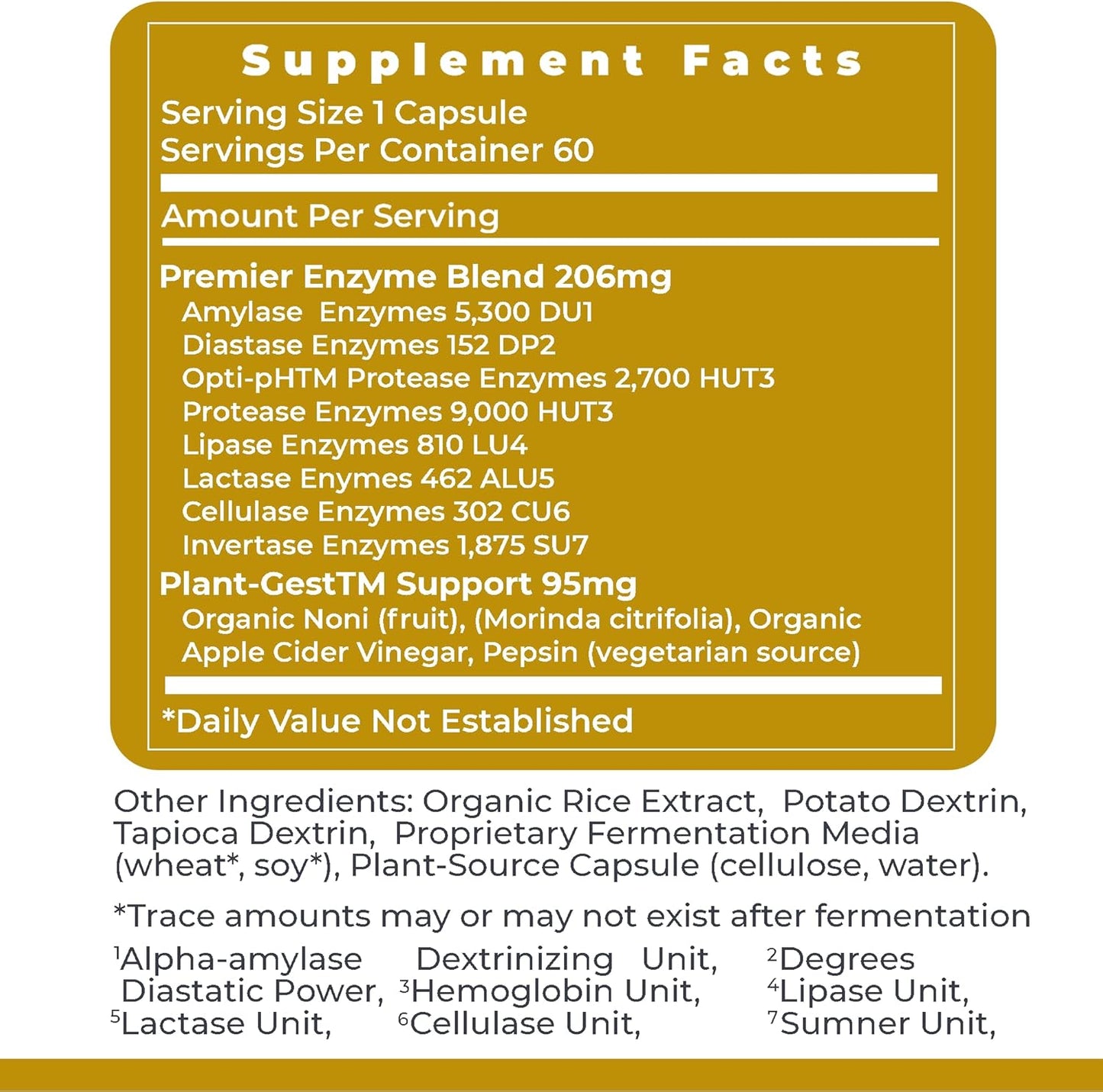 Premier Research Labs: Full-Spectrum Digestive Enzymes with Probiotic and Prebiotics, 60 Plant-Sourced Capsules