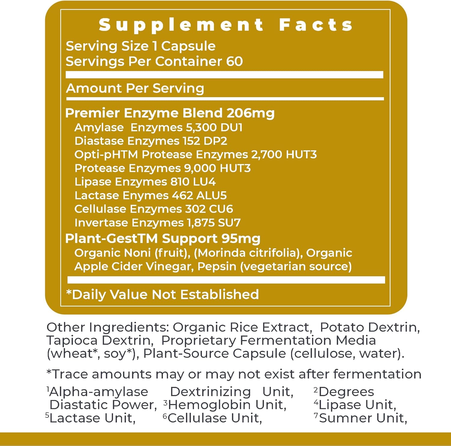 Premier Research Labs: Full-Spectrum Digestive Enzymes with Probiotic and Prebiotics, 60 Plant-Sourced Capsules