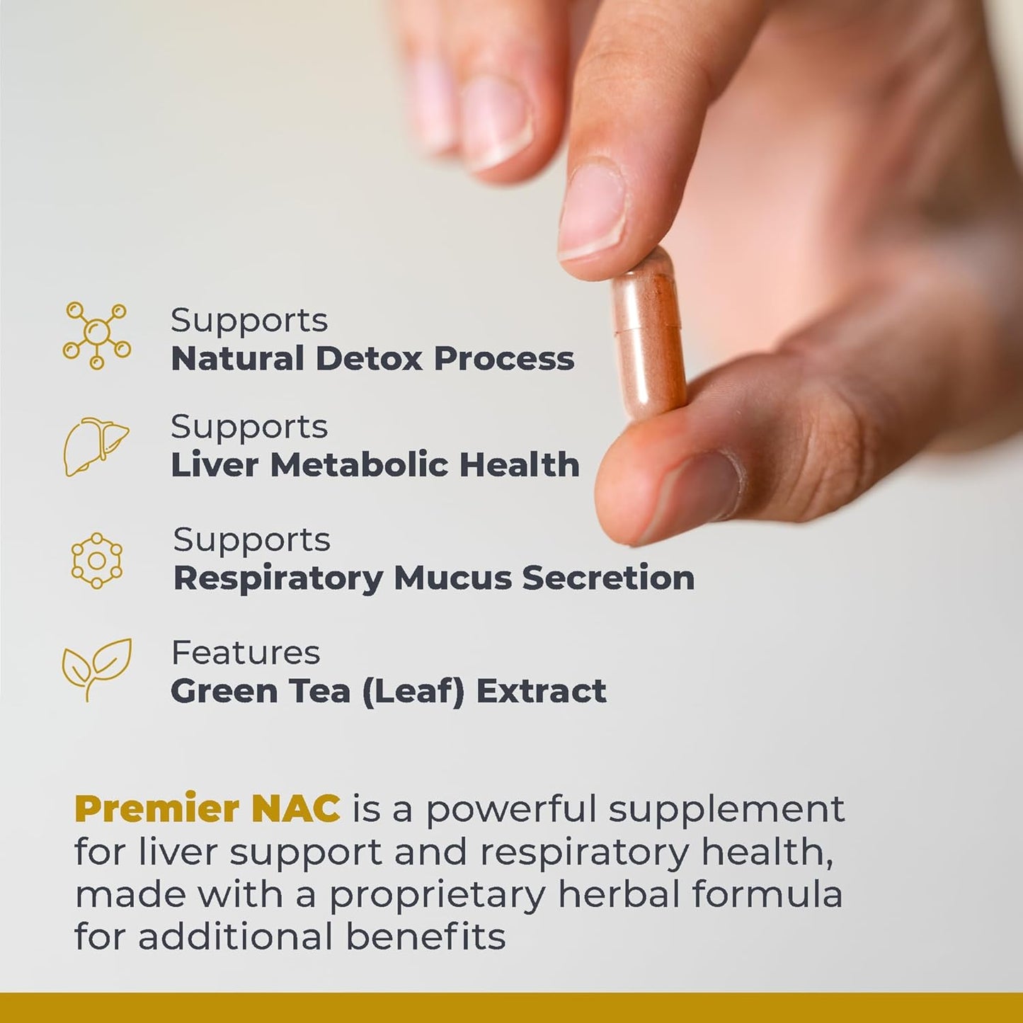 Premier Research Labs NAC Supplement - 300mg N-Acetyl Cysteine for Liver & Immune Support - 60 Vegetarian Capsules