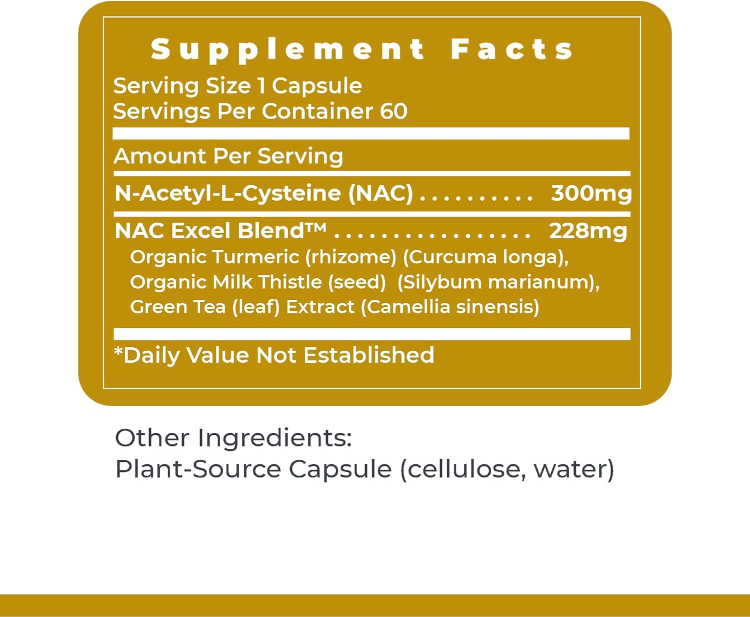 Premier Research Labs NAC Supplement - 300mg N-Acetyl Cysteine for Liver & Immune Support - 60 Vegetarian Capsules