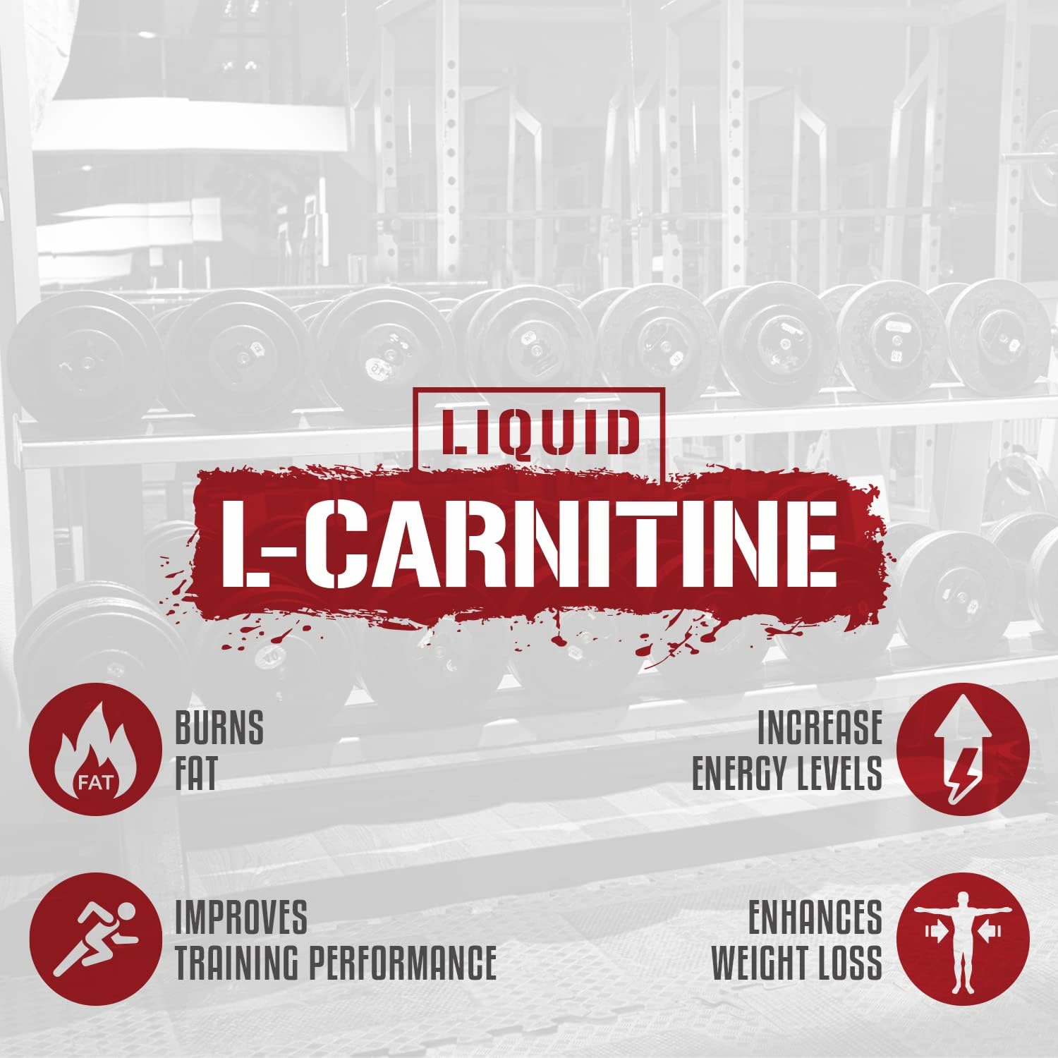 Premium 4 Source Blend Liquid L-Carnitine by 5% Nutrition Rich Piana - Boost Energy and Metabolism with GBB - Watermelon Candy Flavor
