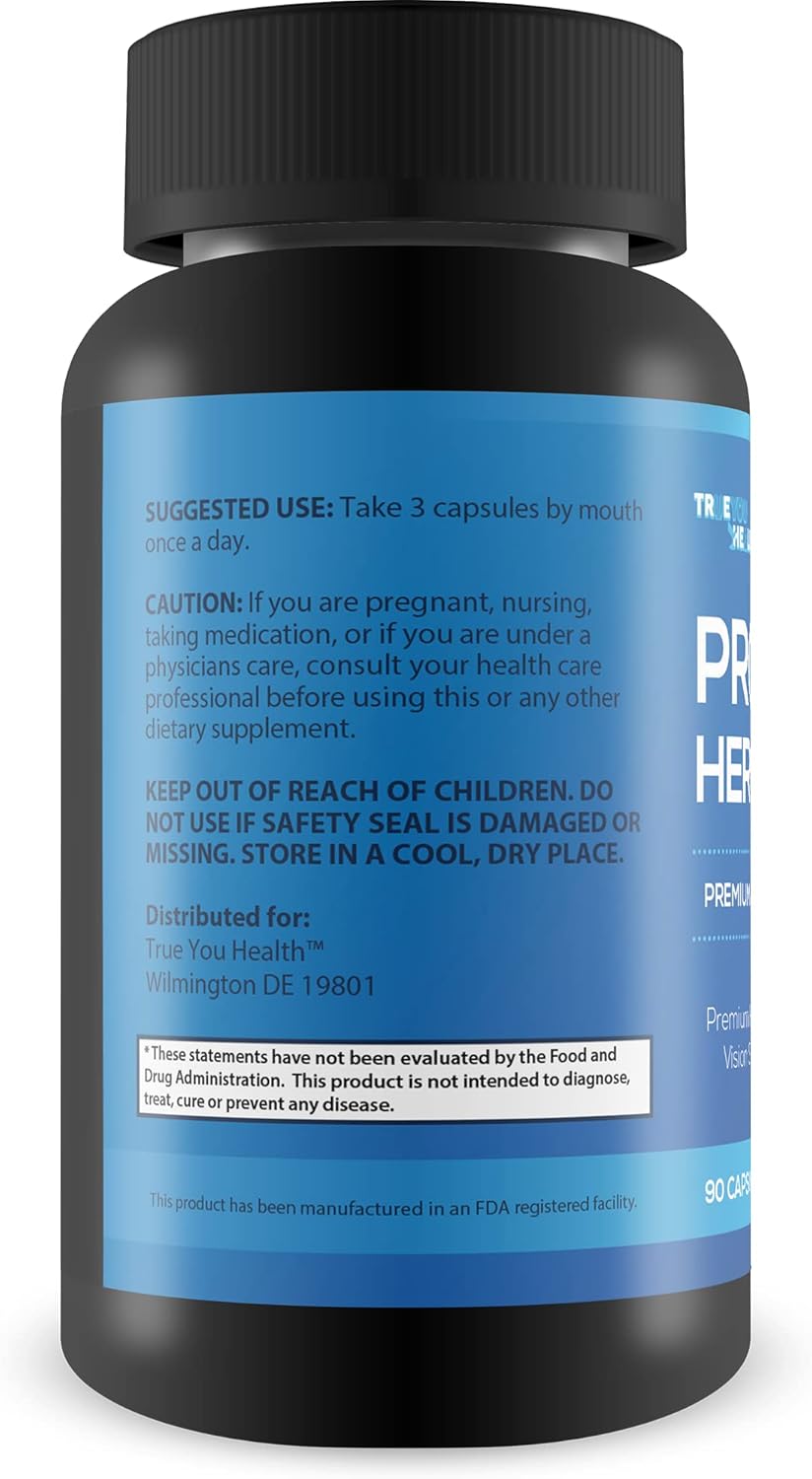 Premium Advanced Vision Support Supplement for Healthy Day & Night Vision - Reduce Eye Strain & Pressure - Promote Eye Health with Vitamins & Minerals