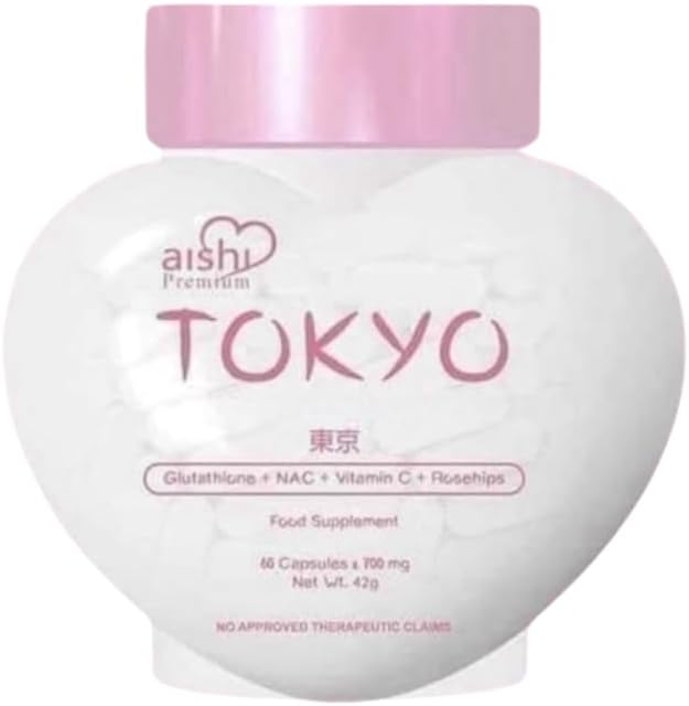 Premium Aishi Tokyo Glutathione Supplement - 60 Capsules