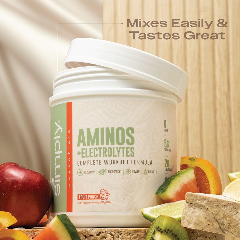 Premium Amino Powder with BCAAs for Muscle Recovery - Best Pre/Post Workout Drink