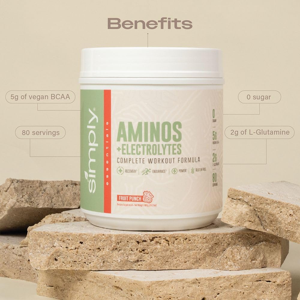 Premium Amino Powder with BCAAs for Muscle Recovery - Best Pre/Post Workout Drink