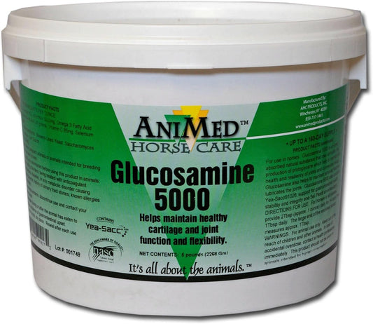Premium Animed Glucosamine 5000 Powder for Joint Health Support - 2.5 Pounds
