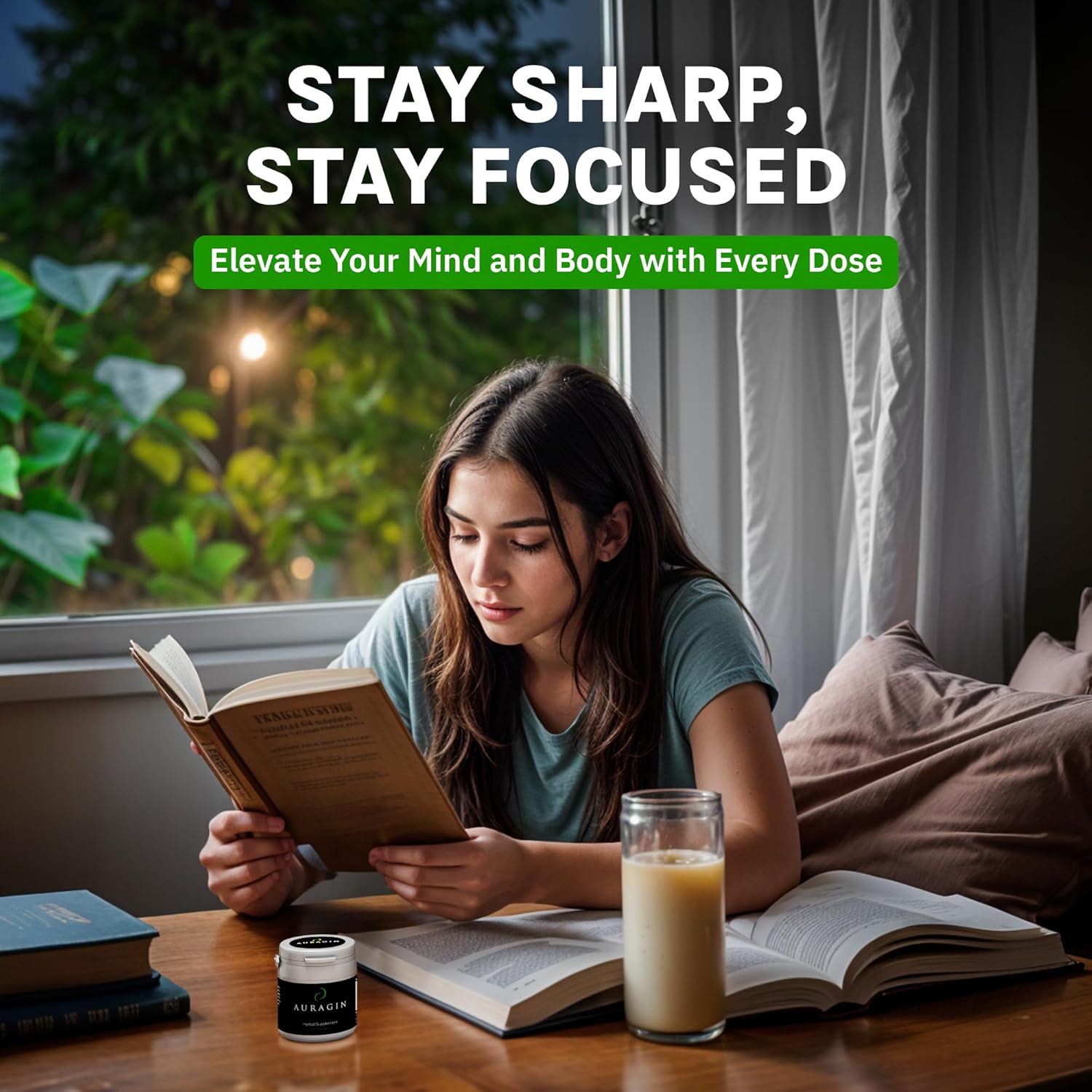 Premium Auragin Korean Red Ginseng Tablets - 100% Pure Red Panax Ginseng from Korea - 6 Year Roots - No Additives