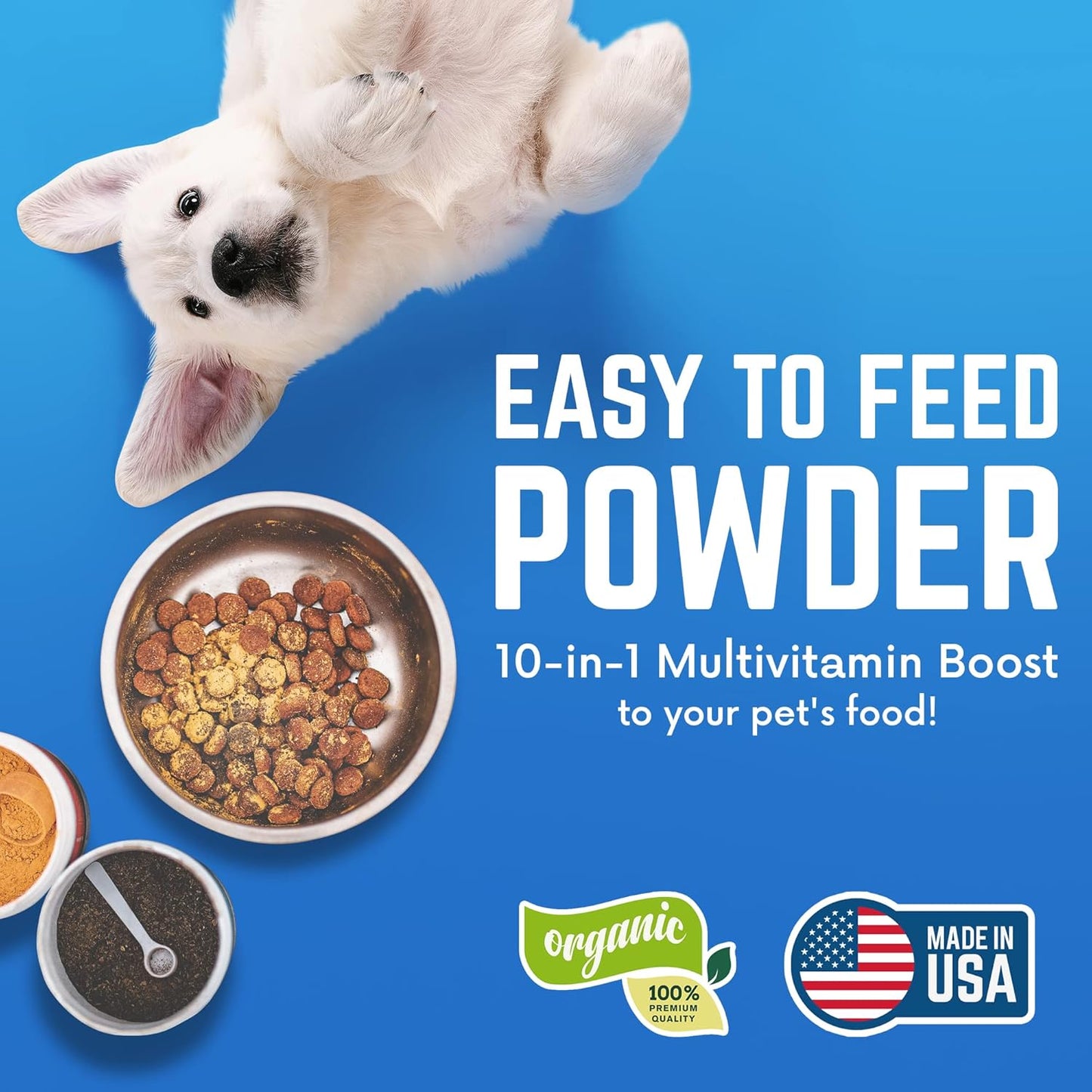 Premium Back 40 Dogs Kelp Powder Supplement - 453g for Optimal Pet Health - Rich in Iodine & Omegas - Supports Thyroid, Dental, Immune, Digestive, & Heart Health