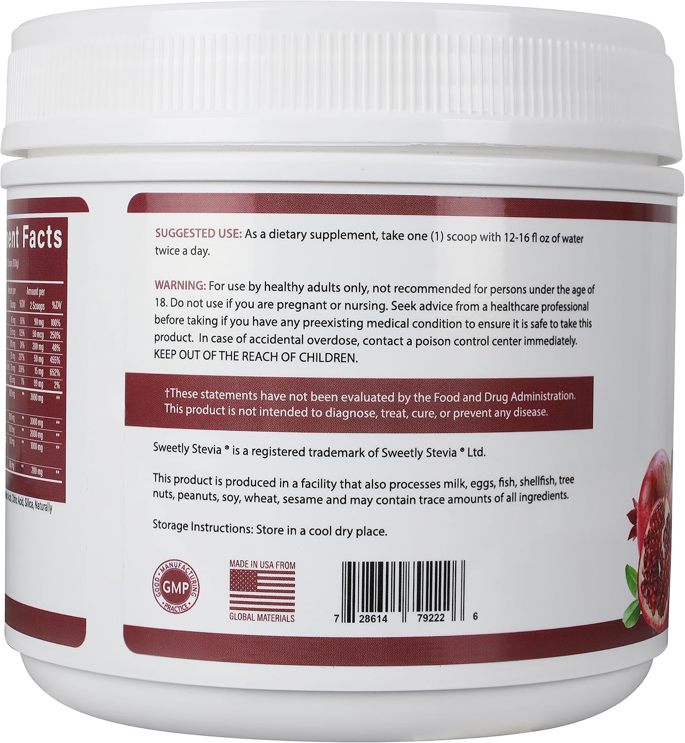 Premium Beet Root Nitric Oxide Supplement Powder - 60 Servings for Men & Women by Nitrolithic Labs