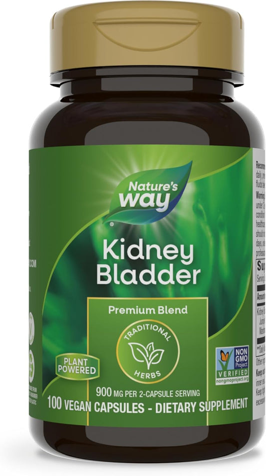 Premium Blend Kidney Bladder Supplement, 900mg per 2-Capsule Serving, Non-GMO, Vegan, 100 Capsules