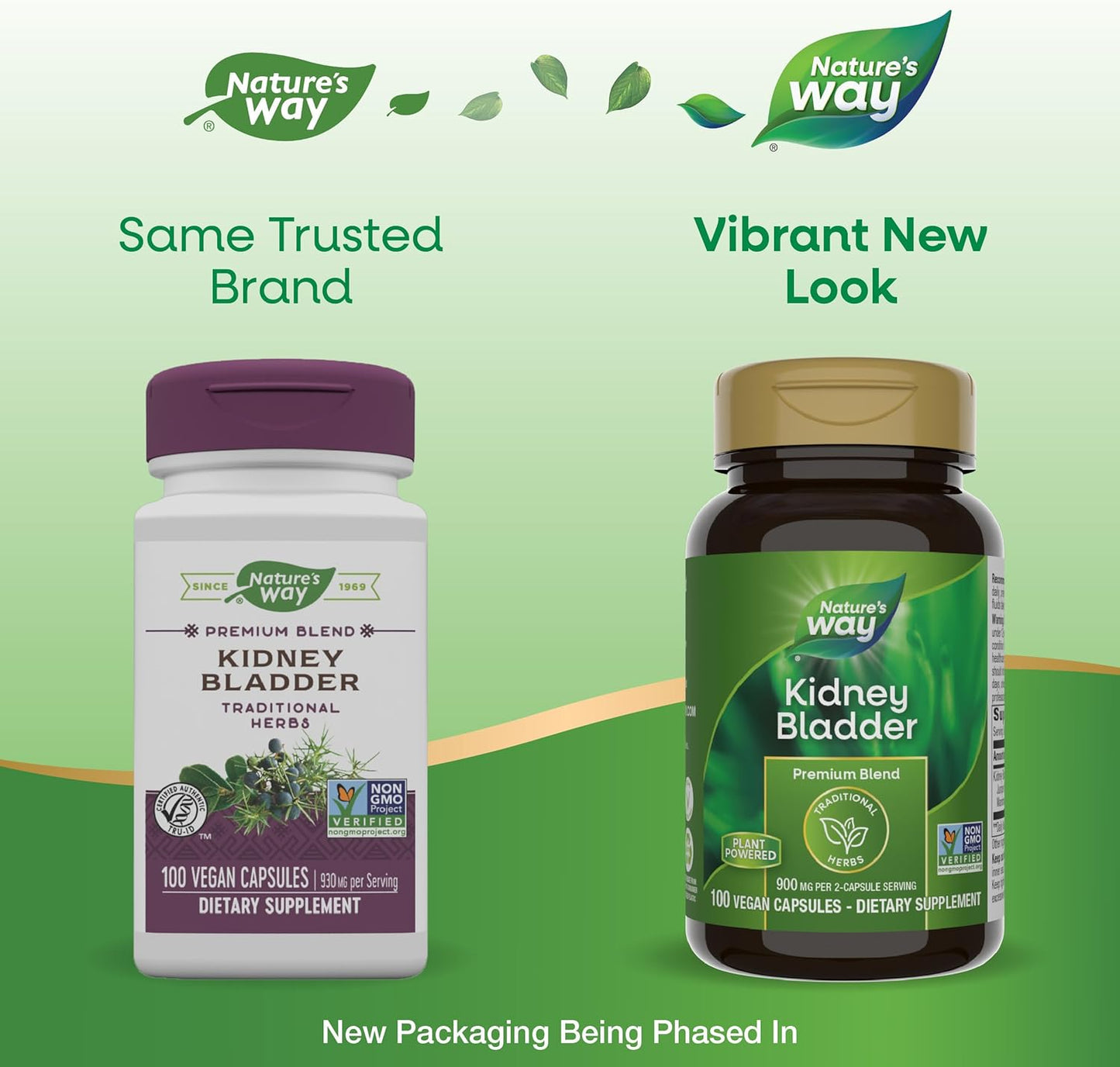 Premium Blend Kidney Bladder Supplement, 900mg per 2-Capsule Serving, Non-GMO, Vegan, 100 Capsules