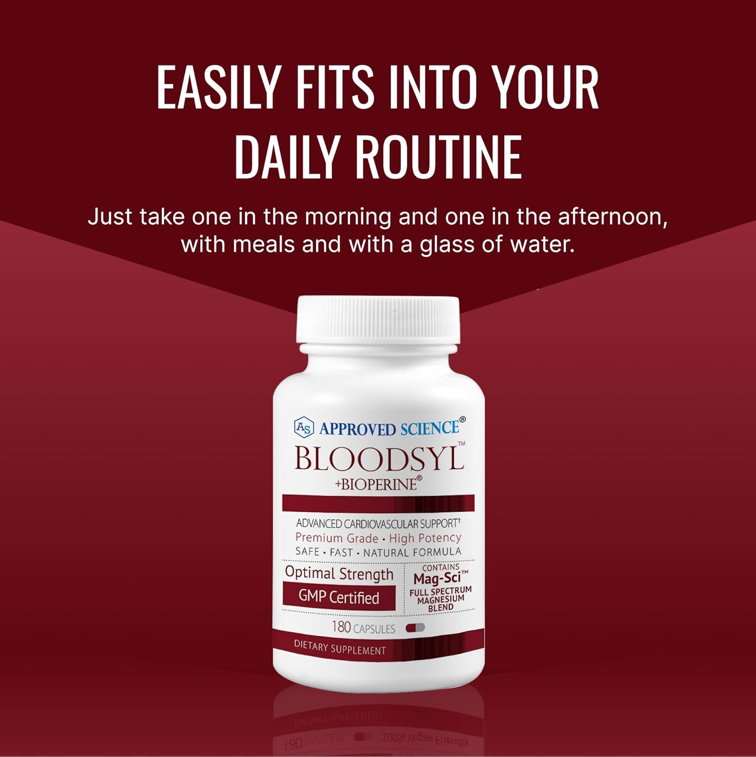 Premium Blood Flow Support Supplement - Hawthorn Berry, Magnesium, BioPerine - Vegan - 360 Capsules