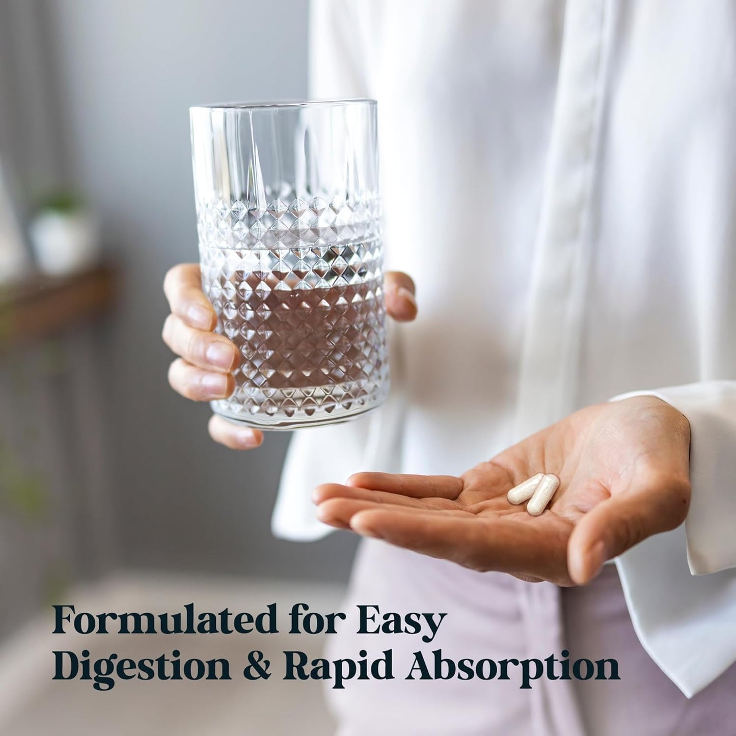 Premium Bone & Muscle Health Supplement with Potassium, Magnesium, Zinc & Calcium - 120 Capsules - Supports Optimal Calcium Absorption