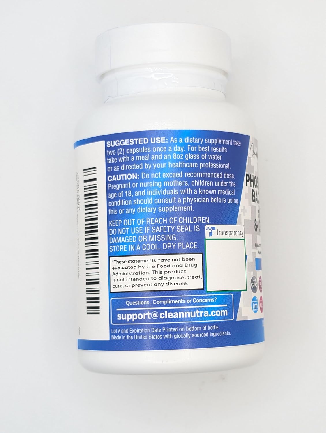 Premium Brain Health Supplement with Alpha GPC, Choline, Bacopa Monnieri, Ginkgo Biloba, Huperzine A, Lions Mane, Cats Claw, NAC, Vitamins C, B, D, E, and Uridine