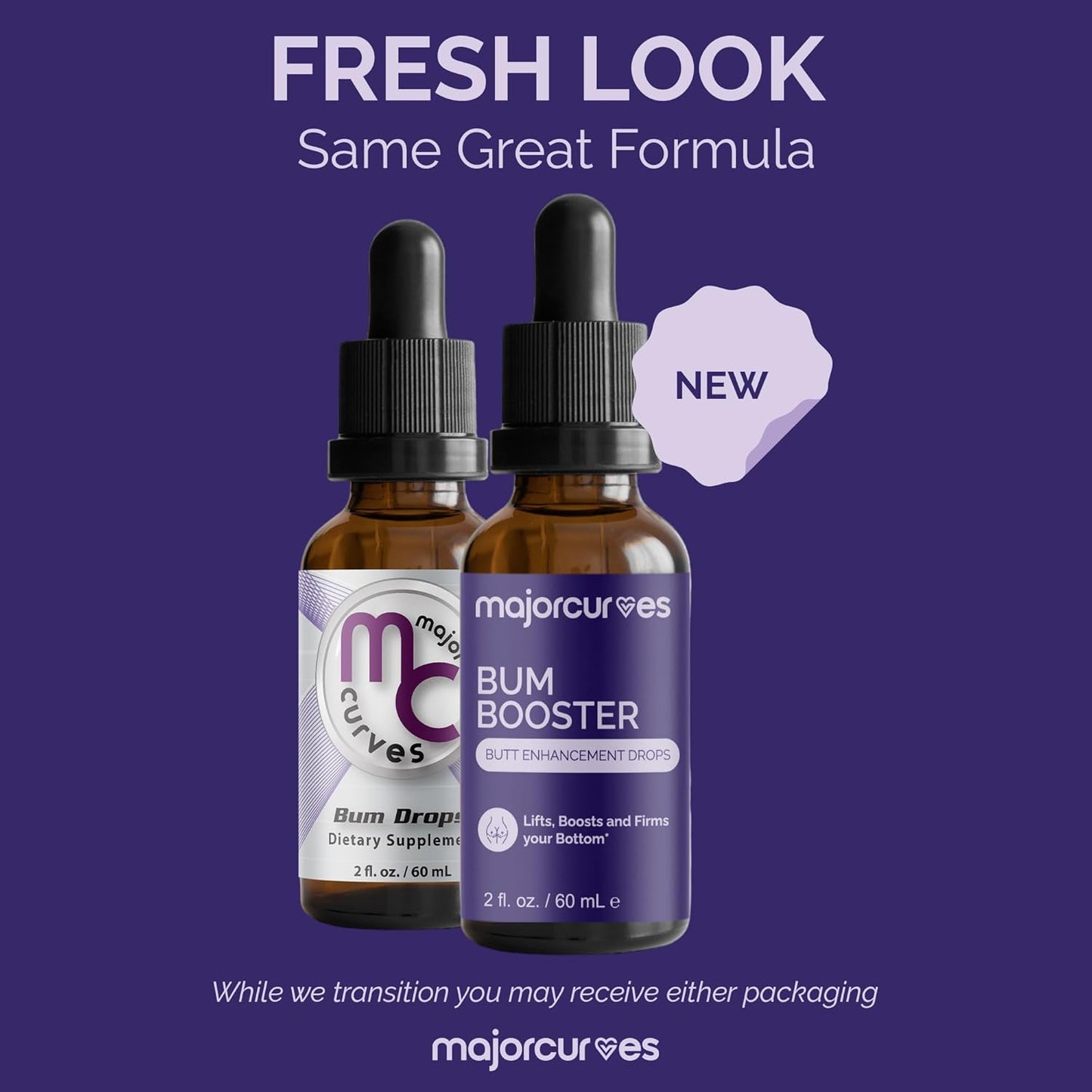 Premium Butt Enhancement Drops with Aguaje and Maca Extract - Fast-Acting Liquid for Fuller, Lifted, Toned Appearance - Bigger Butt Pills for Women