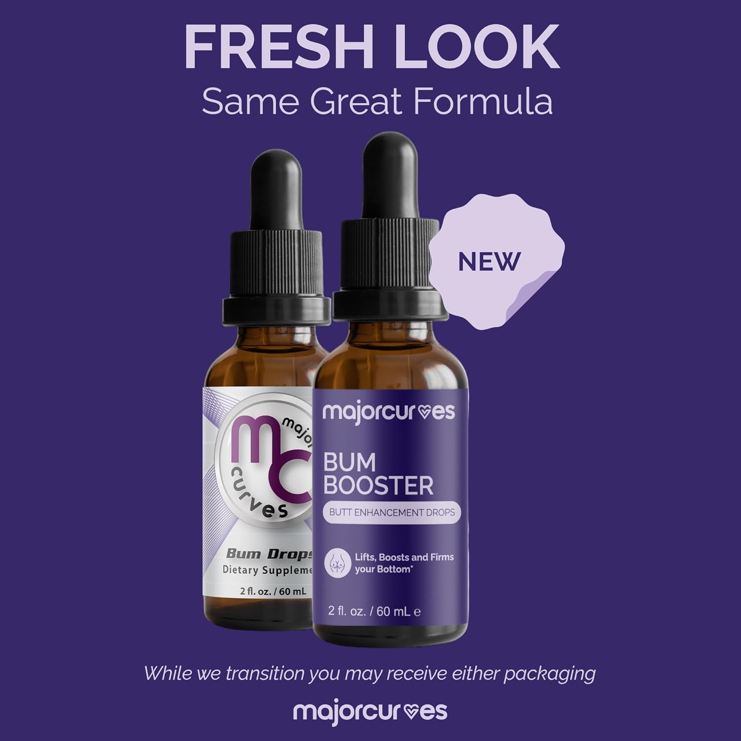 Premium Butt Enhancement Drops with Aguaje and Maca Extract - Fast-Acting Liquid for Fuller, Lifted, Toned Appearance - Bigger Butt Pills for Women