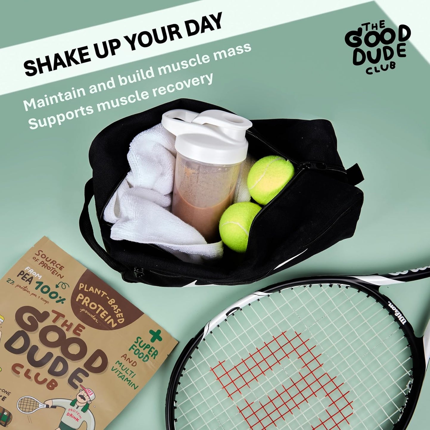 Premium Chocolate Pea Protein Powder with BCAAs, Vitamins & Minerals - Vegan Friendly, Gluten & Dairy Free, No Added Sugar - Easy to Digest