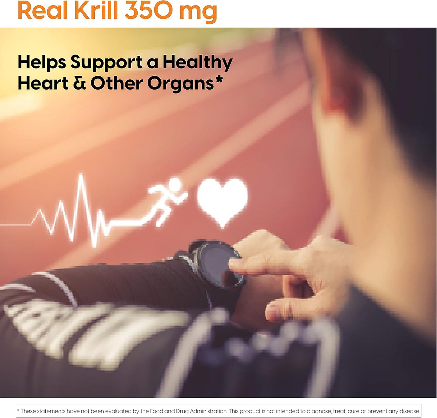 Premium Doctor's Best Real Krill Oil Supplements - 350mg, 60 Softgels