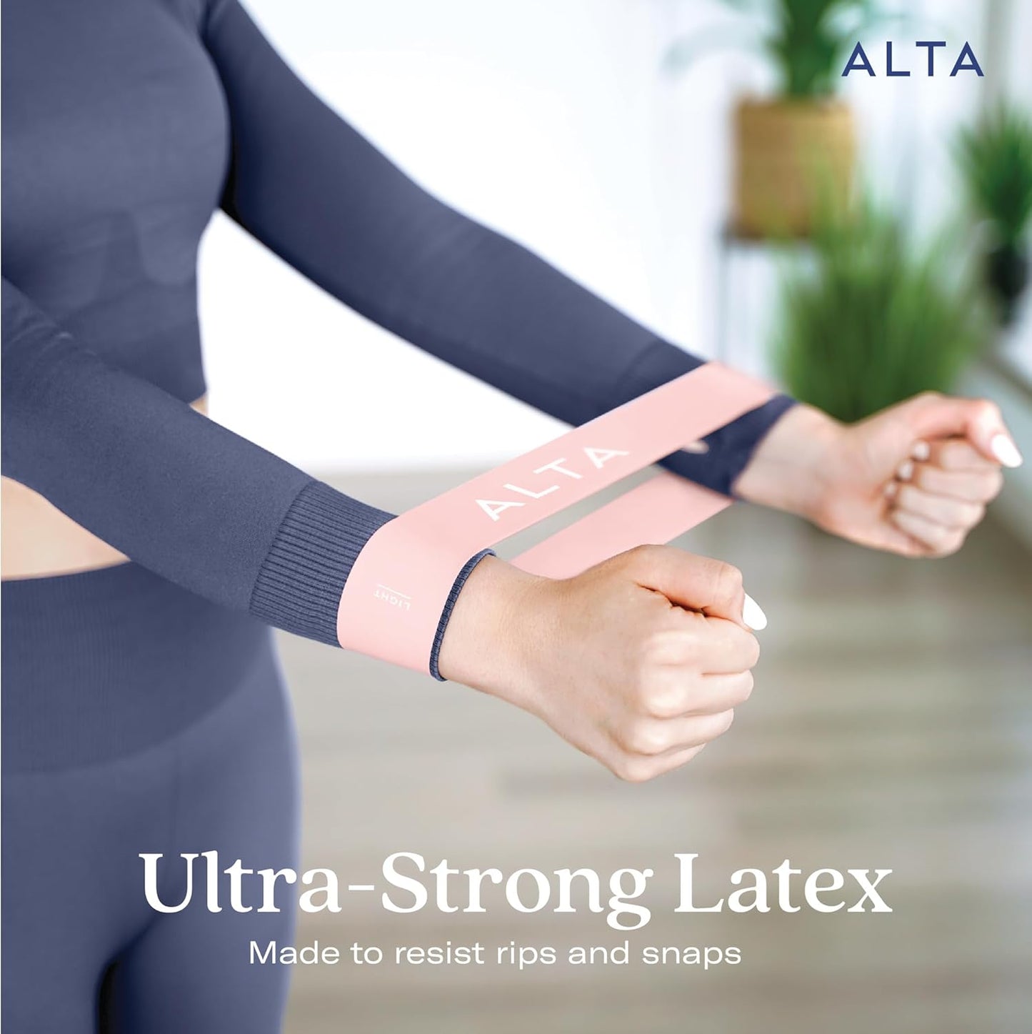 Premium Durable Latex Mini Loop Bands for Women - Small Resistance Bands Set for Exercise, Booty Workouts, Leg Stretches, Physical Therapy, and Pilates Practice