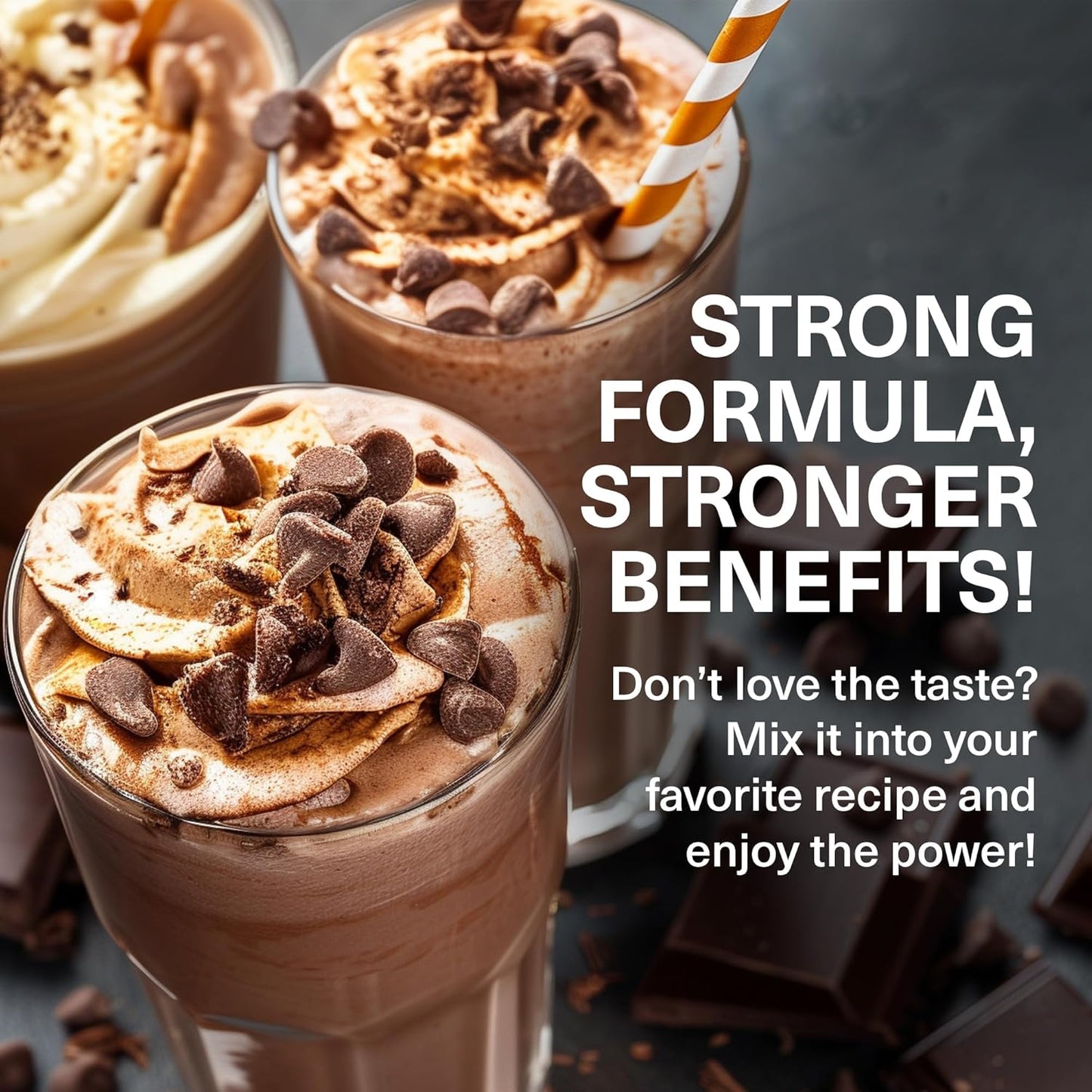 Premium EAA Post Workout Recovery Drink with Creatine Monohydrate - Vegan and Keto-Friendly Chocolate Flavor - 13.23oz