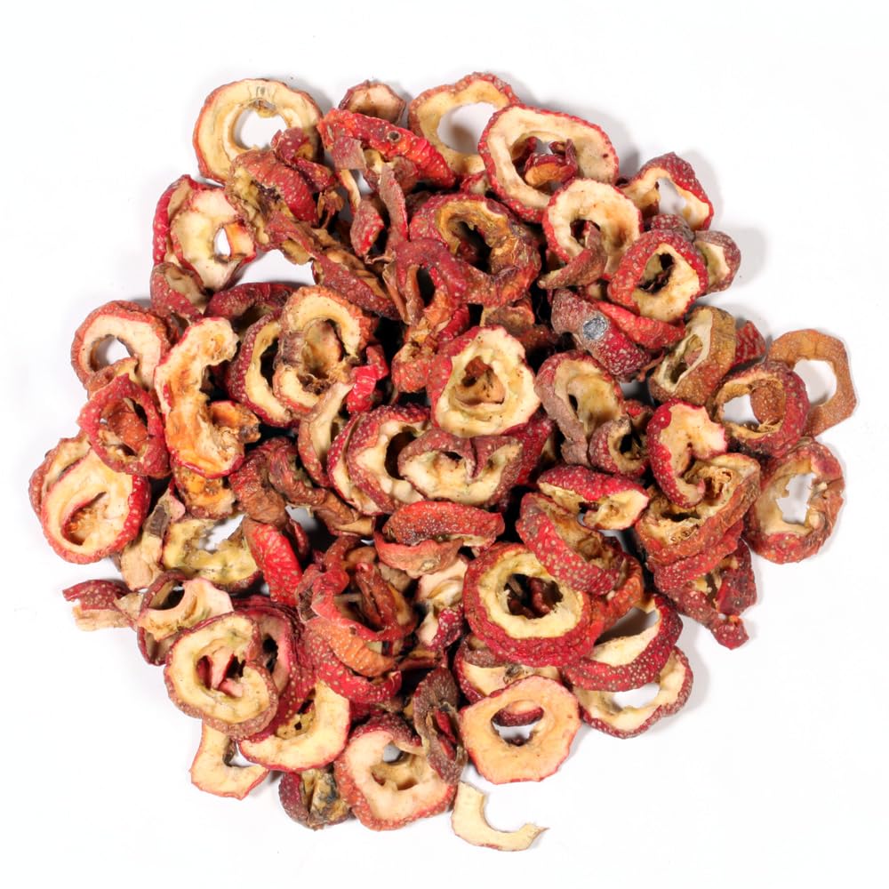 Premium EidolonGreen Chinese Medicinal Herb Hawthorn Berry (Shanzha) - Dried Bulk Herb 3 Oz (88 g) - High Quality Harvested Fruit