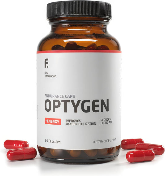 Premium Endurance Supplement - Boost Power and Performance | FIRST ENDURANCE Optygen | Enhances Oxygen Utilization | 90 Capsules