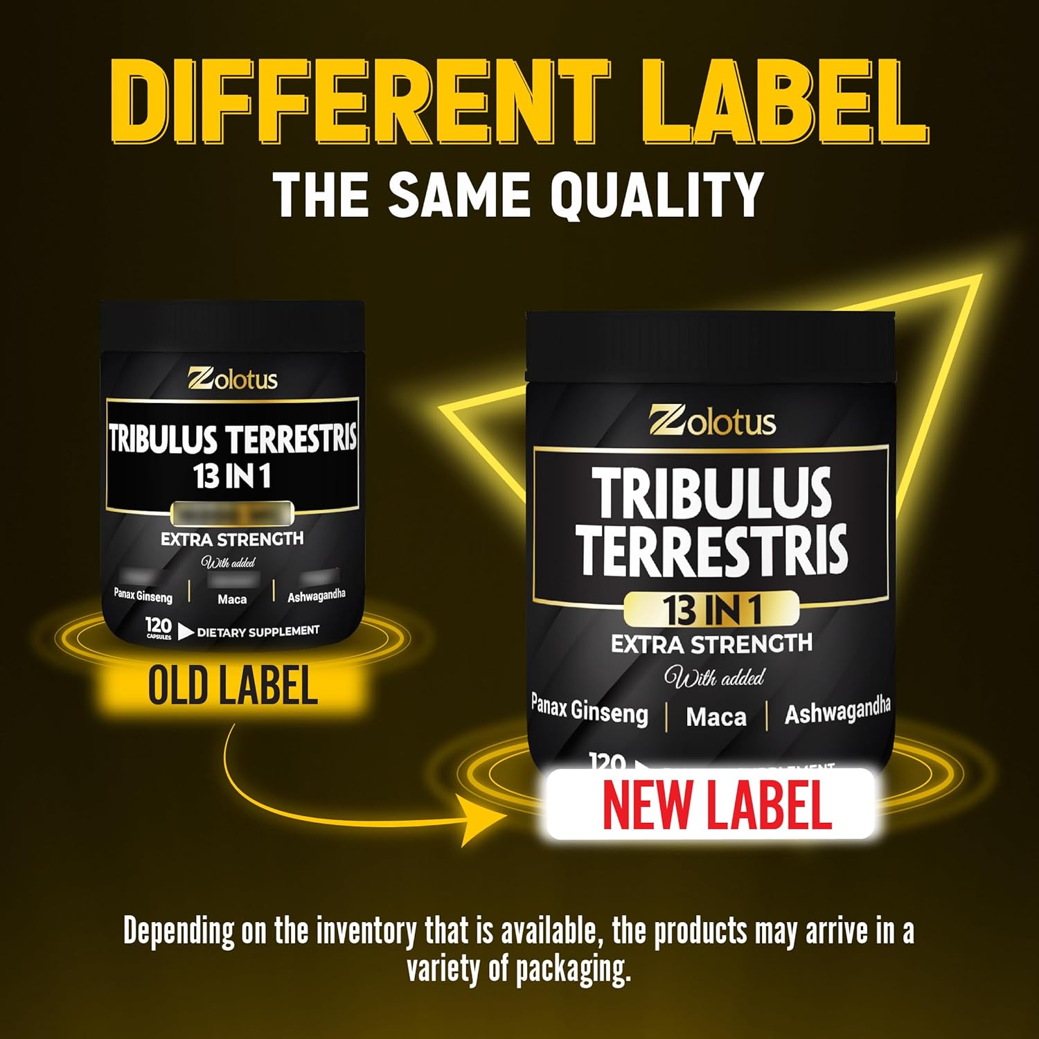 Premium Energy & Stamina Supplement Capsules with 13 Powerful Ingredients for Men & Women - Tribulus Terrestris, Maca, Horny Goat Weed, Panax Ginseng, Saw Palmetto, Tongkat Ali, Shilajit - 120 Count