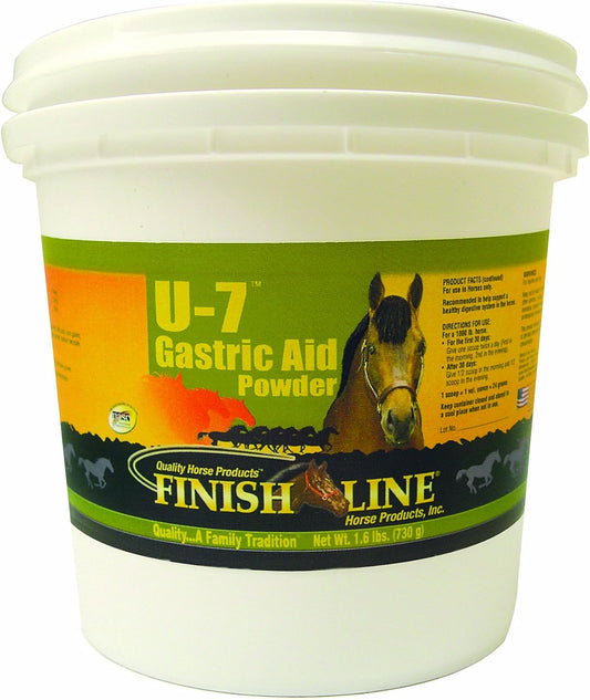 Premium Finish Line Horse U-7 Powder for Digestive Health Support