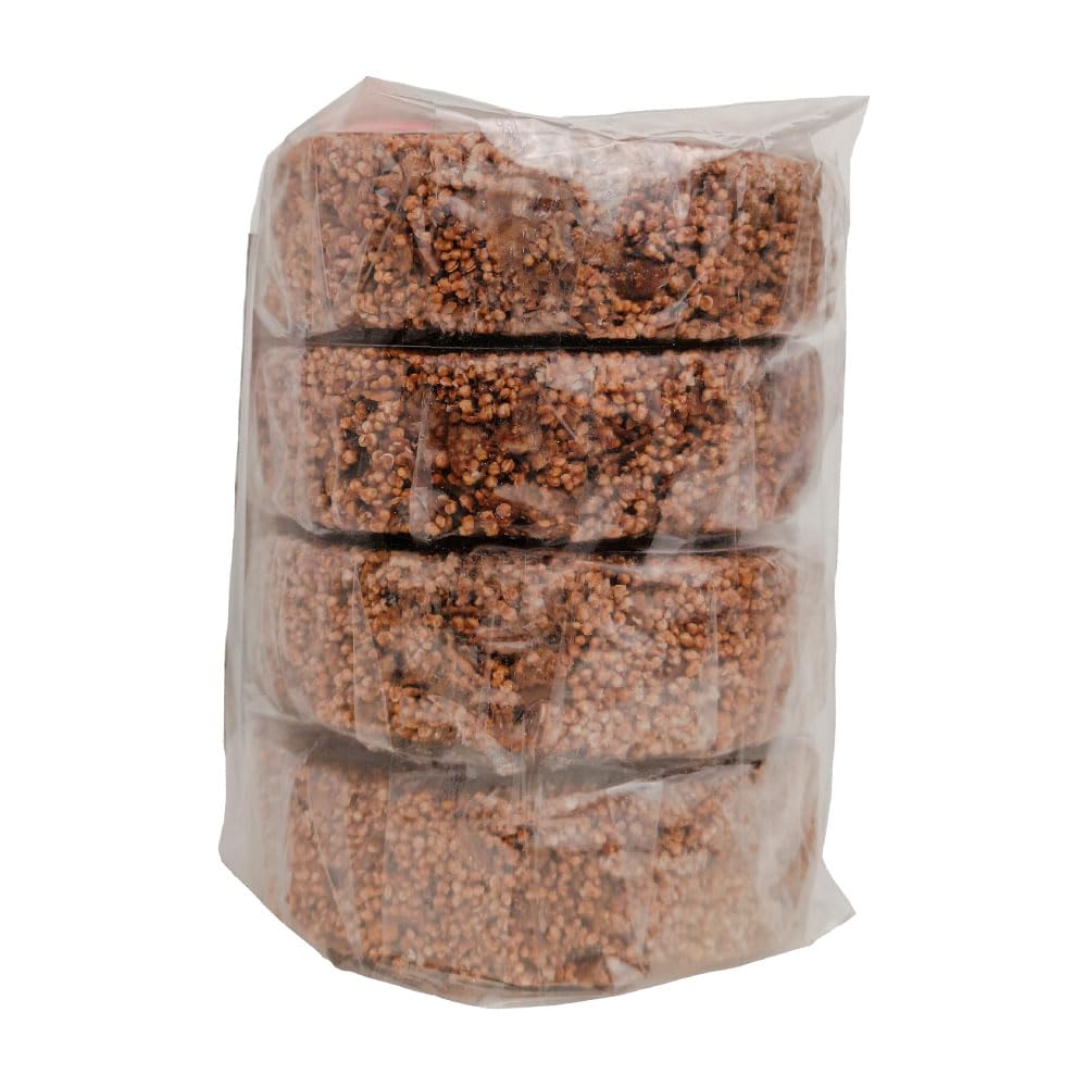 Premium Gluten-Free Amaranth Bar with Chocolate and Corn Flakes - Super Food Snack from Oaxaca, 8.4 oz (4 Pack)