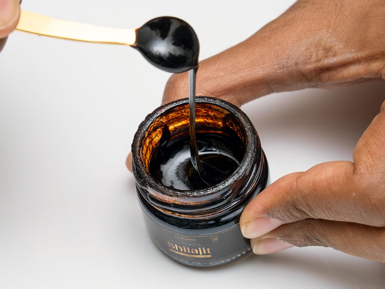 Premium Gold Grade TruePeak Himalayan Shilajit Resin - 500mg Max Potency, 85 Trace Minerals, Fulvic & Humic Acid - Energy & Immune Boost - 30g