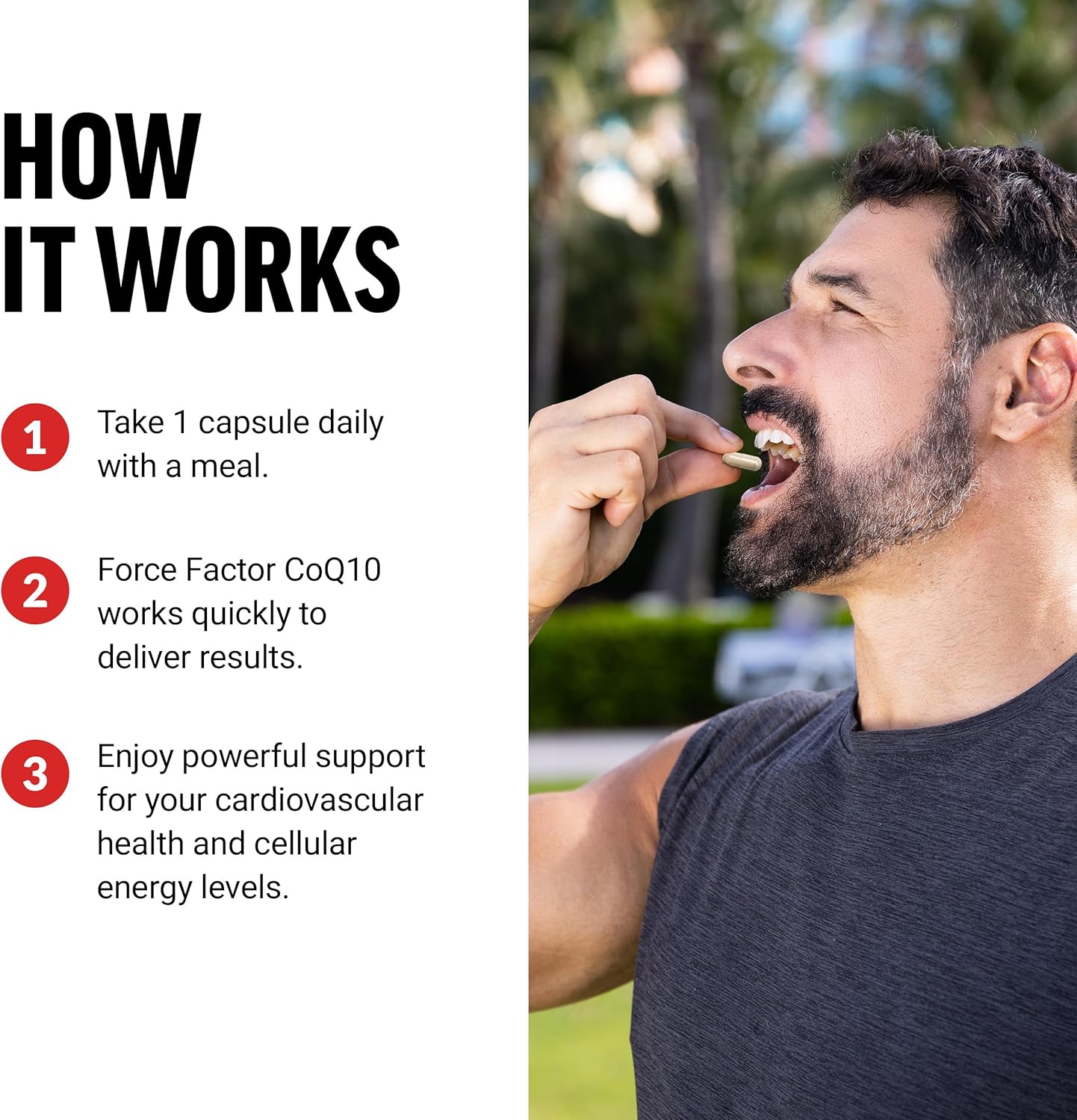 Premium Grade CoQ10 100mg Heart Health Supplement with Enhanced Absorption - 60 Vegan Capsules - Non-GMO, Dairy Free, Gluten Free