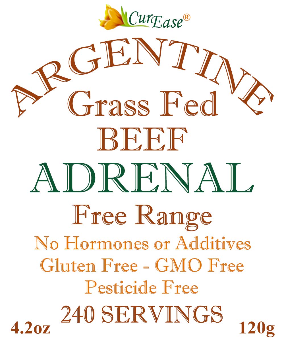 Premium Grass-Fed Argentine Beef Adrenal Powder - 4.2 Ounce