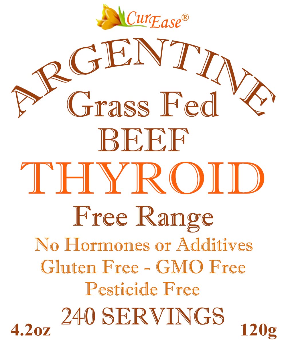 Premium Grass-Fed Argentine Beef Thyroid Powder - 4.2oz