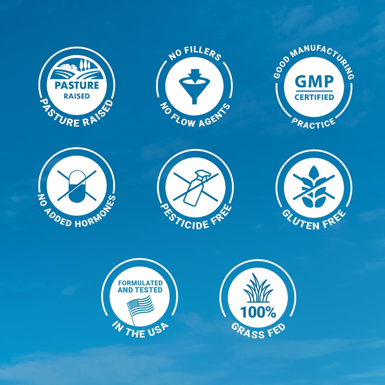 Premium Grass-Fed Beef Organs Supplement for Energy & Wellness - 100% Natural & Non-GMO - 180 Capsules