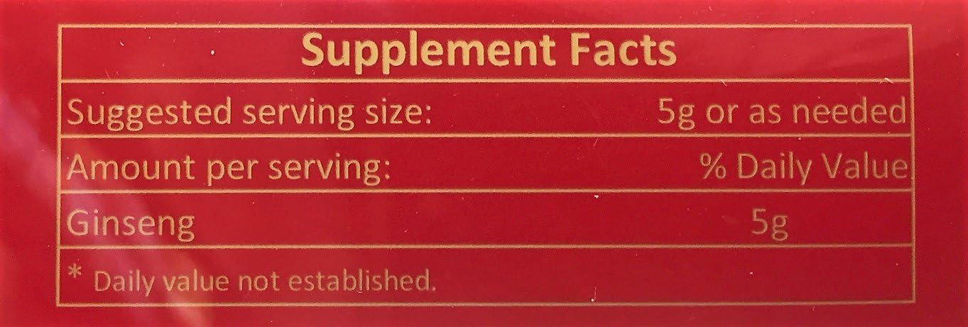 Premium Green Nutrition American Ginseng Large Slice (4 Oz) - Hand-Selected A Grade