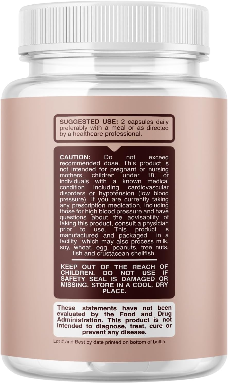 Premium Hawthorn Berry Capsules - Extra Strength Heart Health Supplement for Men and Women - 4:1 Extract - Non-GMO Herbal Vitamins - 120 Caps