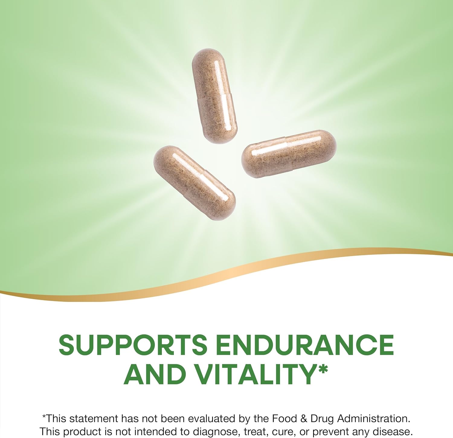 Premium Herbal Siberian Eleuthero Root Supplement for Endurance & Vitality*, Adaptogen*, 1,275mg, Non-GMO, 100 Capsules