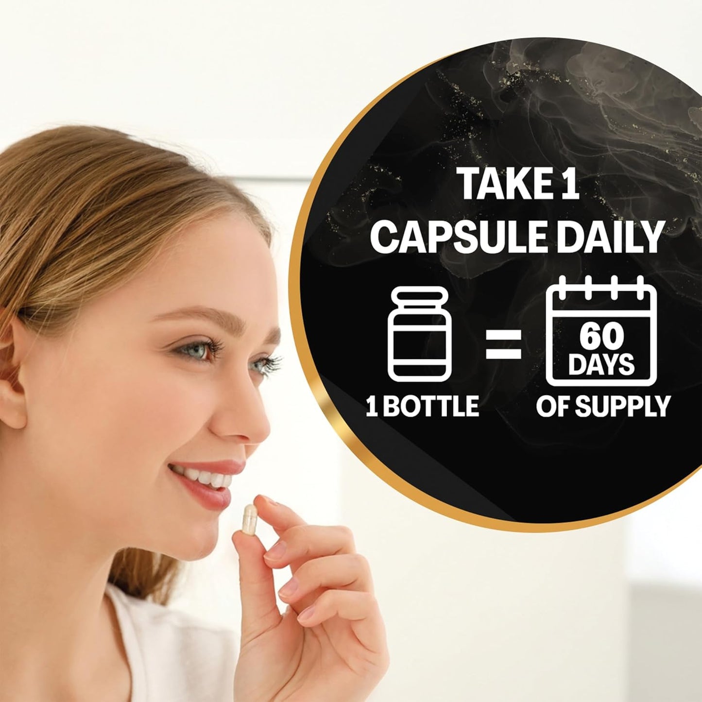 Premium Herbal Supplement Blend with Shilajit, Ginseng, Ashwagandha, Rhodiola, Turmeric, Gingko, Nettle, and Cordyceps - 60 Capsules