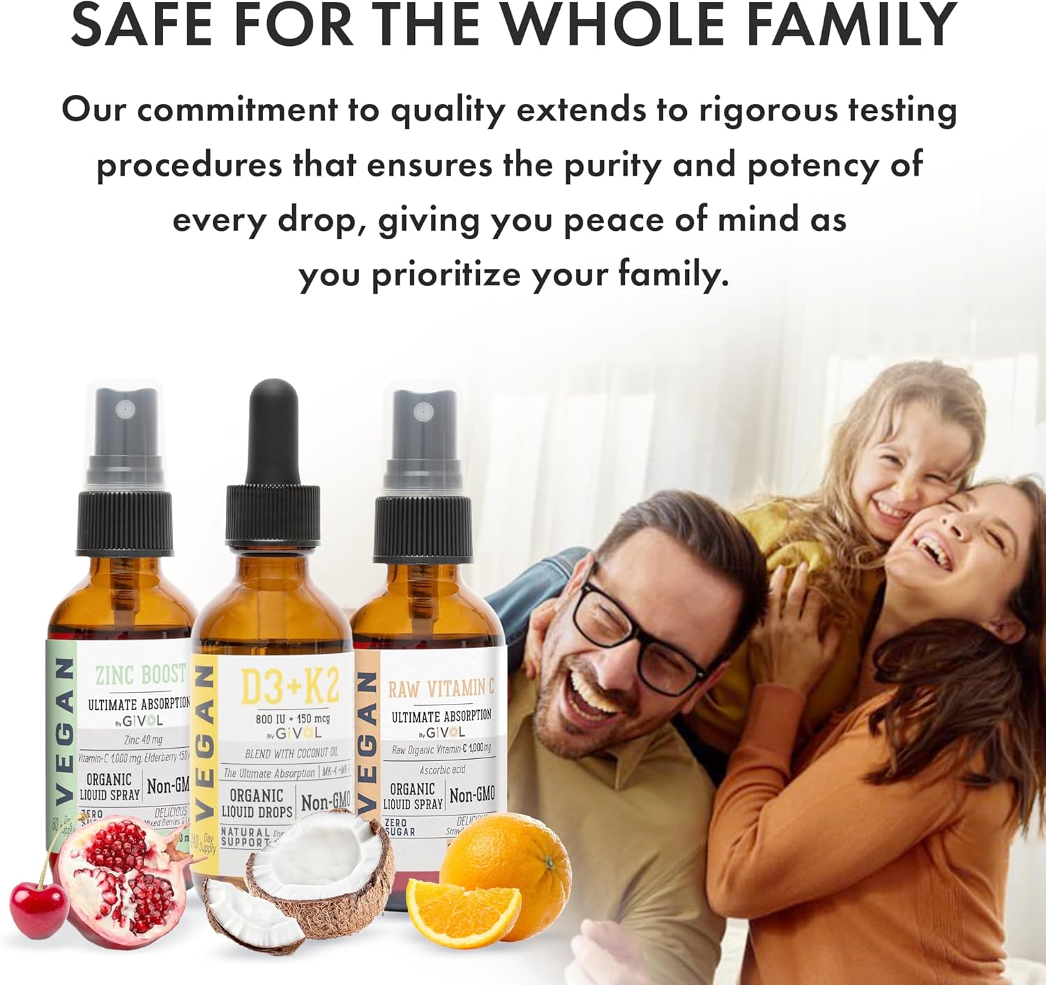 Premium Immunity Support Bundle: Vitamin C, D3, K2 Liquid & Zinc Picolinate - Heart Health Vitamins with Essential Minerals, Antioxidants, Cardio Benefits - 180 Day Supply