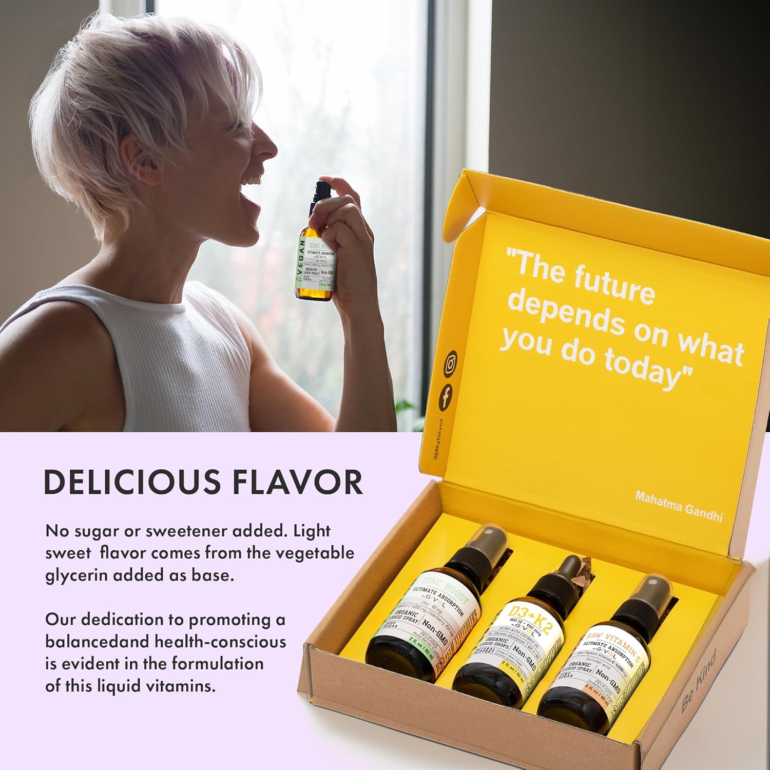 Premium Immunity Support Bundle: Vitamin C, D3, K2 Liquid & Zinc Picolinate - Heart Health Vitamins with Essential Minerals, Antioxidants, Cardio Benefits - 180 Day Supply