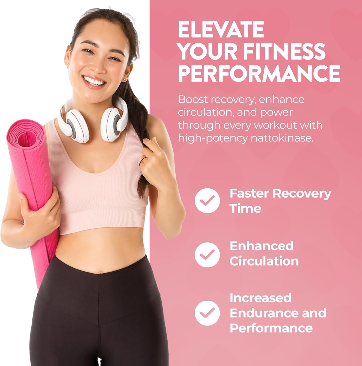 Premium Japanese Nattokinase Enzyme Supplement - 270 Vegan Capsules, 4000 FU, Organic, Non-GMO - Made in USA, No Stearates - High-Potency Alternative