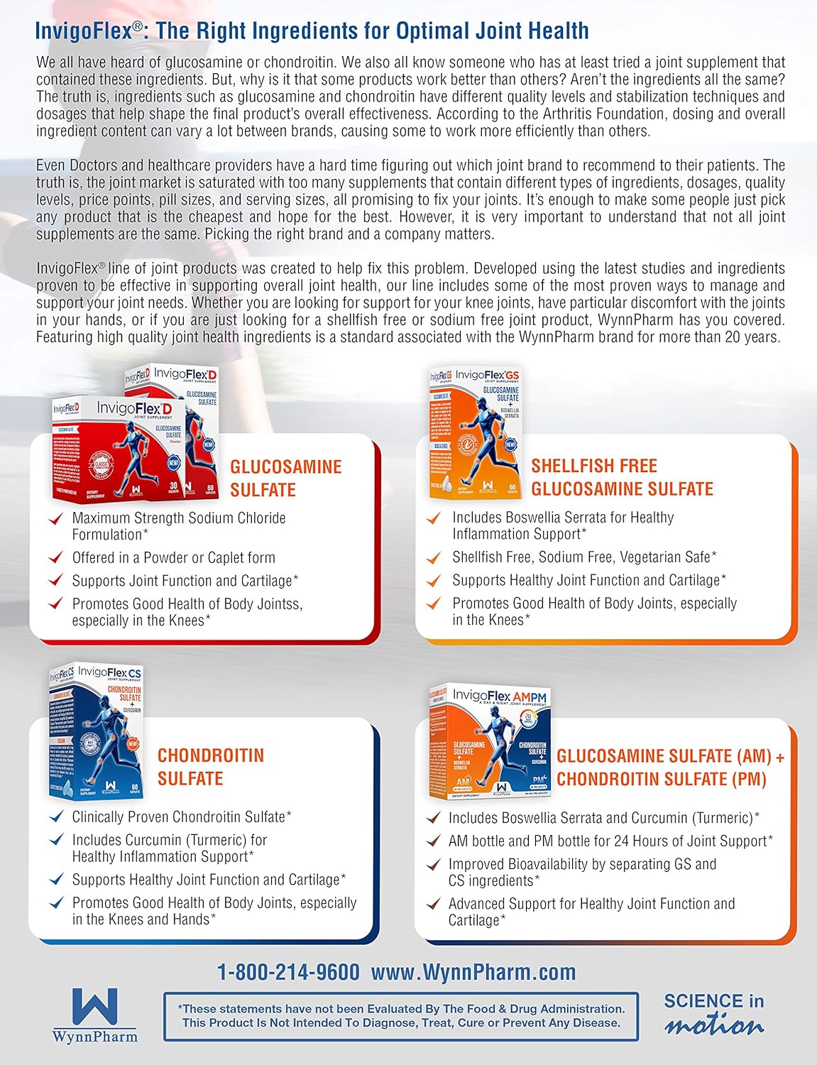 Premium Joint Supplement with 1500mg Glucosamine Sulfate - Supports Knees, Hands, Back, & Hips - 60 Ct Caplets