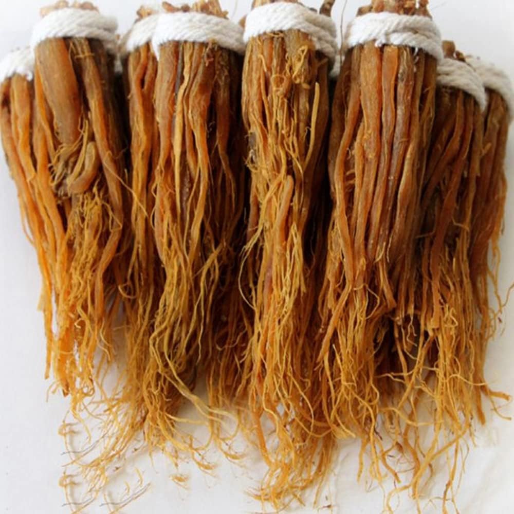 Premium Korean Red Ginseng Roots Supplement Tea Energy Chews - 100 Grams / 0.22 lbs - 1 Count