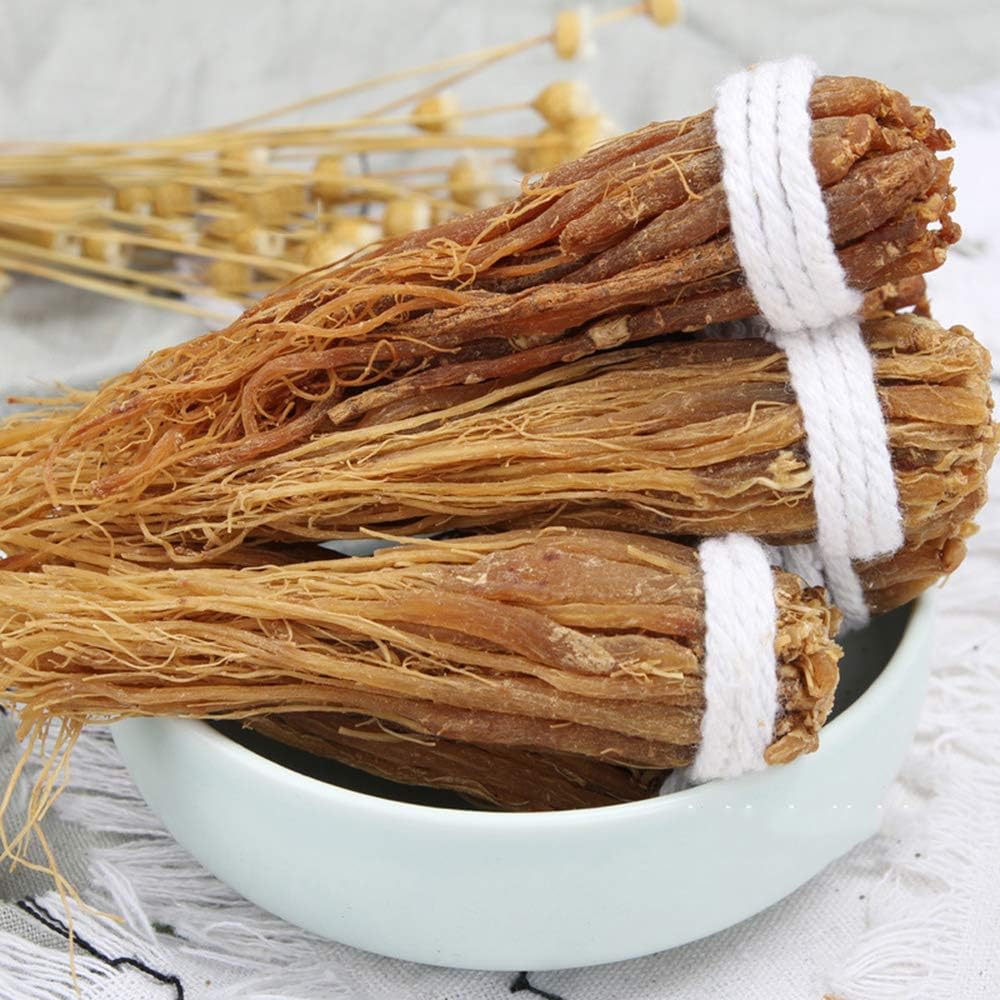 Premium Korean Red Ginseng Roots Supplement Tea Energy Chews - 100 Grams / 0.22 lbs - 1 Count