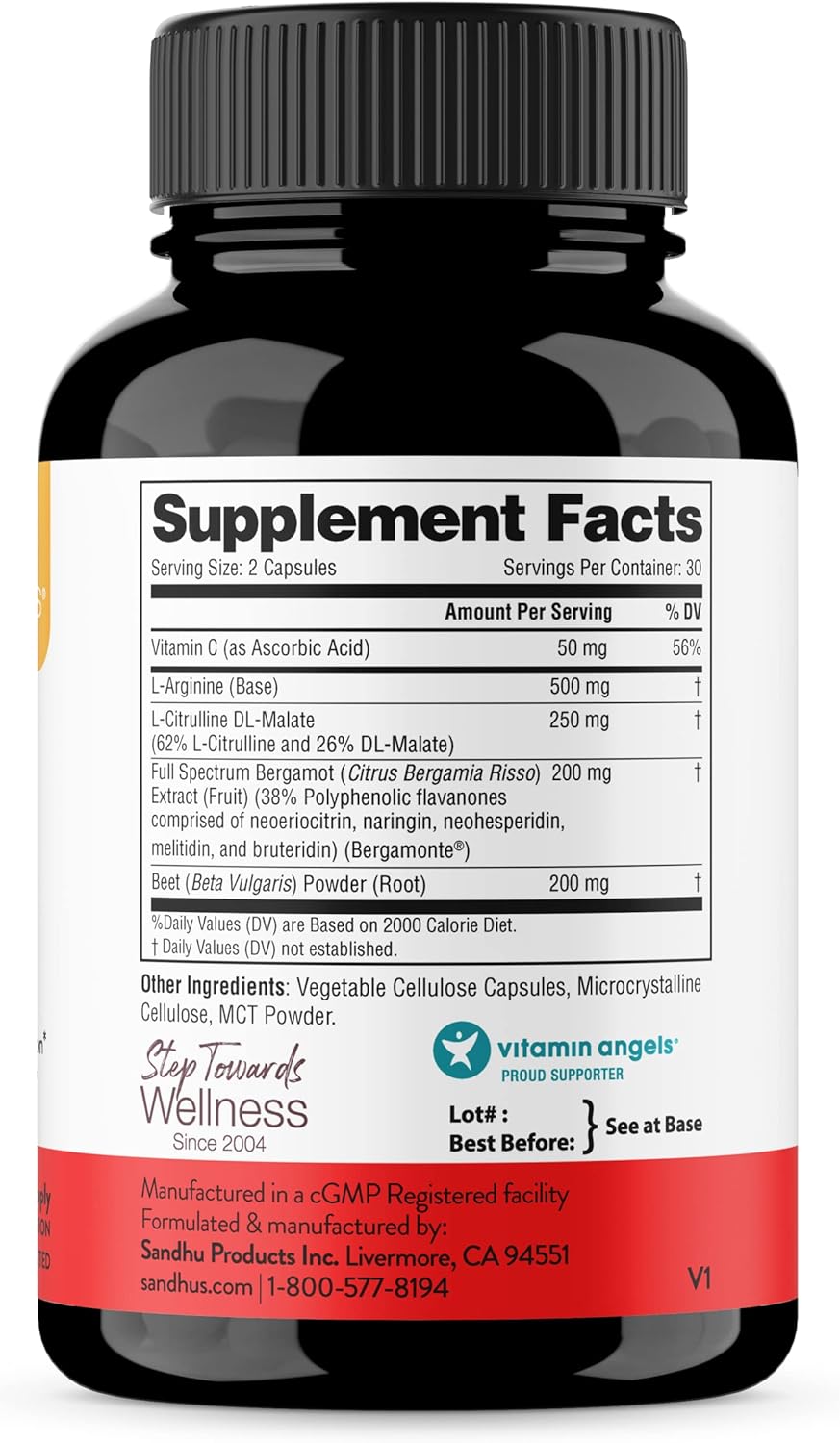 Premium L-Arginine Supplement for Improved Blood Flow & Vascular Health | Made in USA | 30 Day Supply | Workout Support for Men & Women