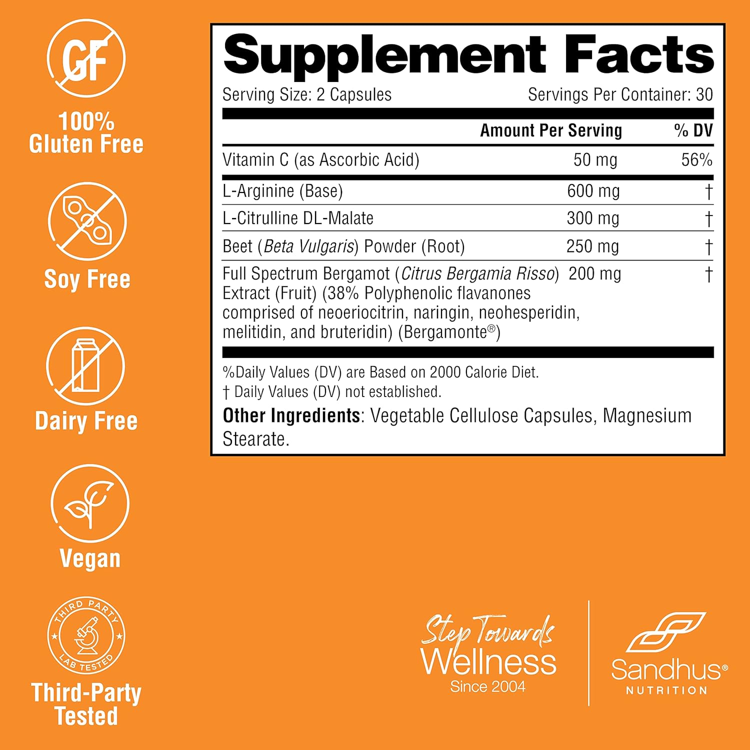 Premium L-Arginine Supplement for Improved Blood Flow & Vascular Health | Made in USA | 30 Day Supply | Workout Support for Men & Women