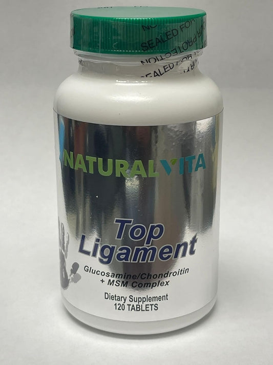 Premium Ligament Support Supplement with Glucosamine, Chondroitin, and MSM - 120 Tablets