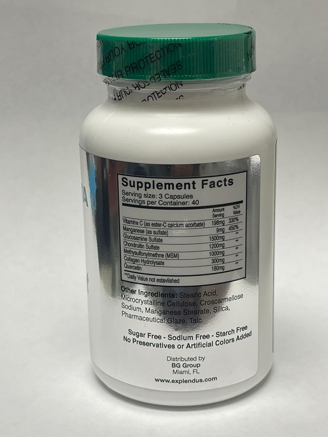 Premium Ligament Support Supplement with Glucosamine, Chondroitin, and MSM - 120 Tablets