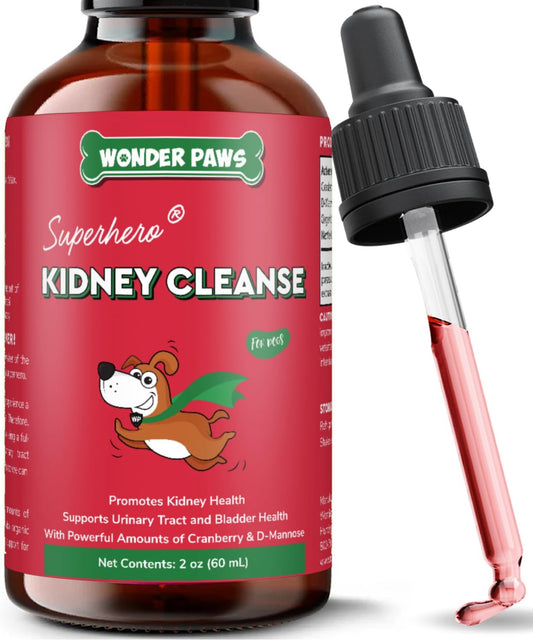Premium Liquid Cranberry Kidney Support Supplement for Dogs - Promotes Bladder, Urinary & Kidney Health - 2 oz (60ml) Bottle
