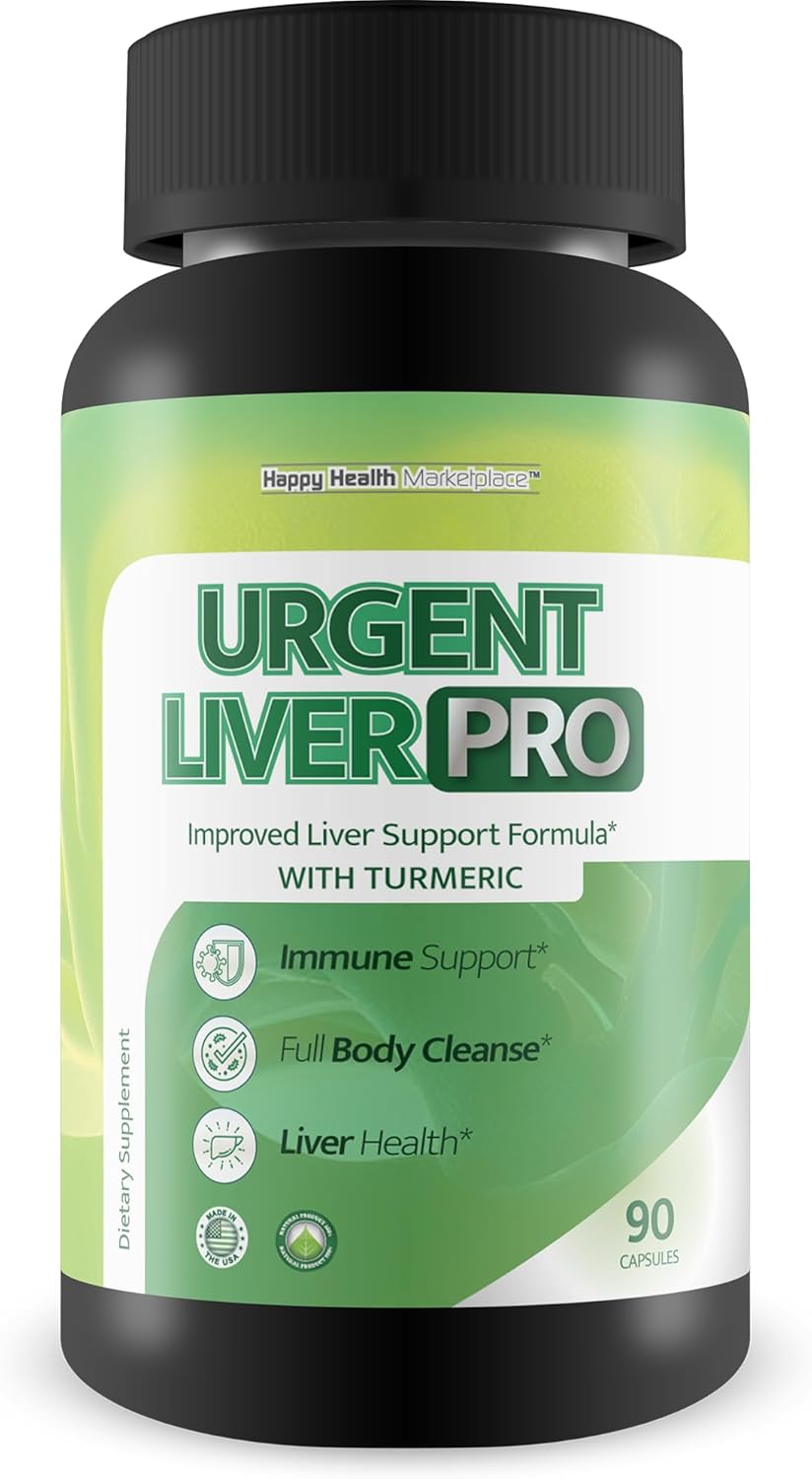 Premium Liver Support Supplement for Men and Women - Herbal Formula for Optimal Liver Health - Happy Health Marketplace Liver Pro